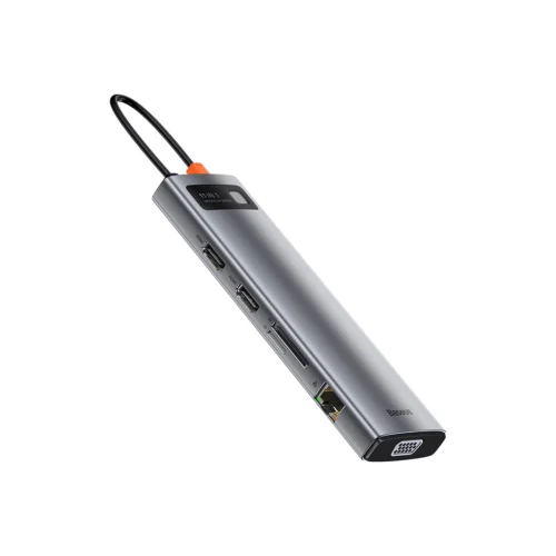Baseus Metal Gleam Series 11-in-1 Multifunctional Type-C HUB Docking Station